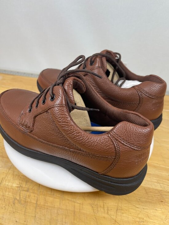 Nunn Bush Cam Men 10M Cognac Leather Oxford Comfort Gel Lace Up NIB main image 15